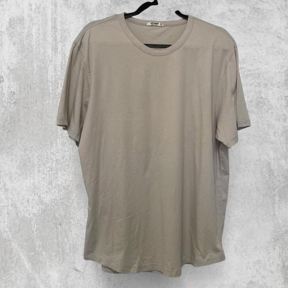Buck Mason Heather Grey Slub Classic Tee | Men’s XL | Made in USA | 100% Cotton